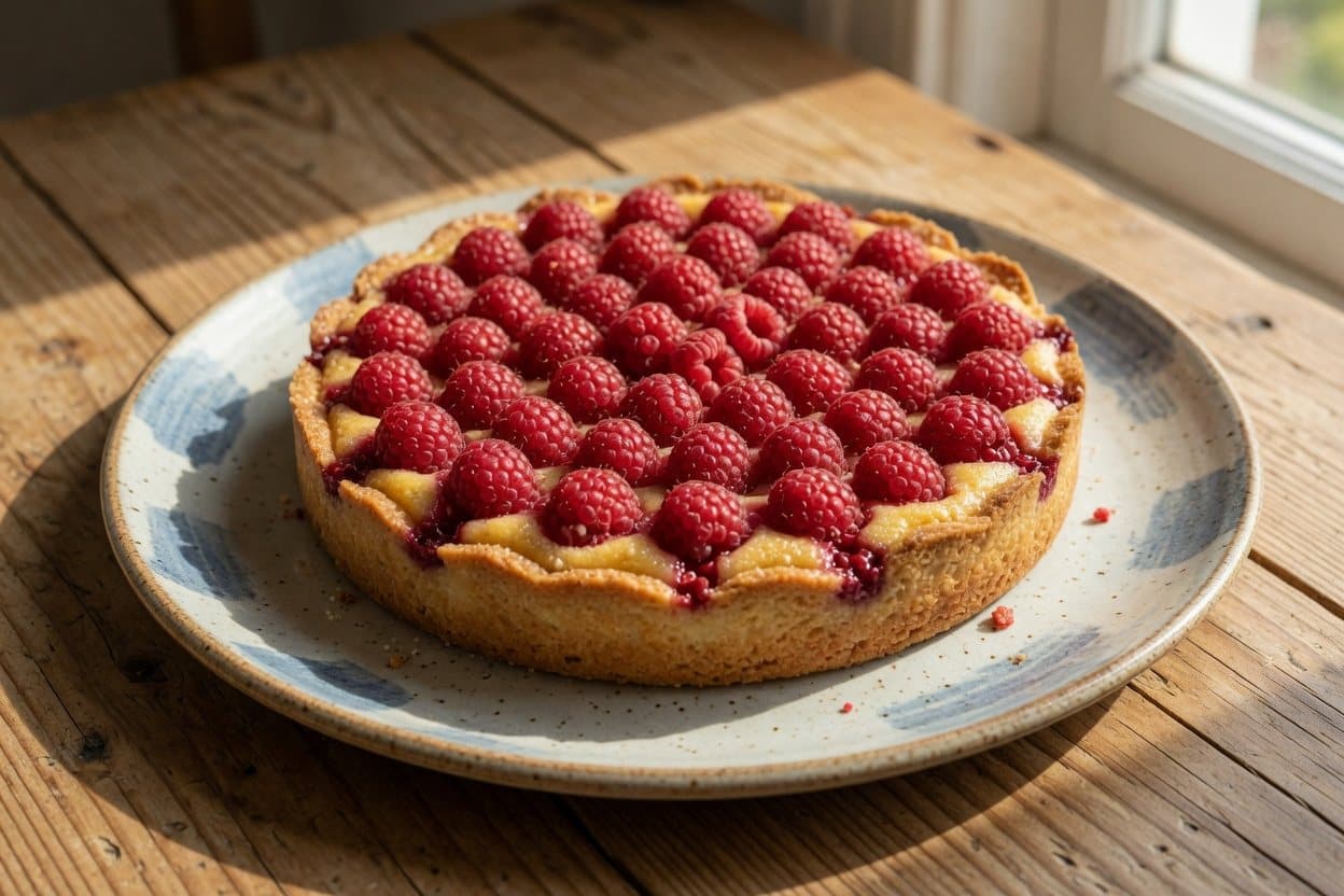 Kuchen de frambuesa